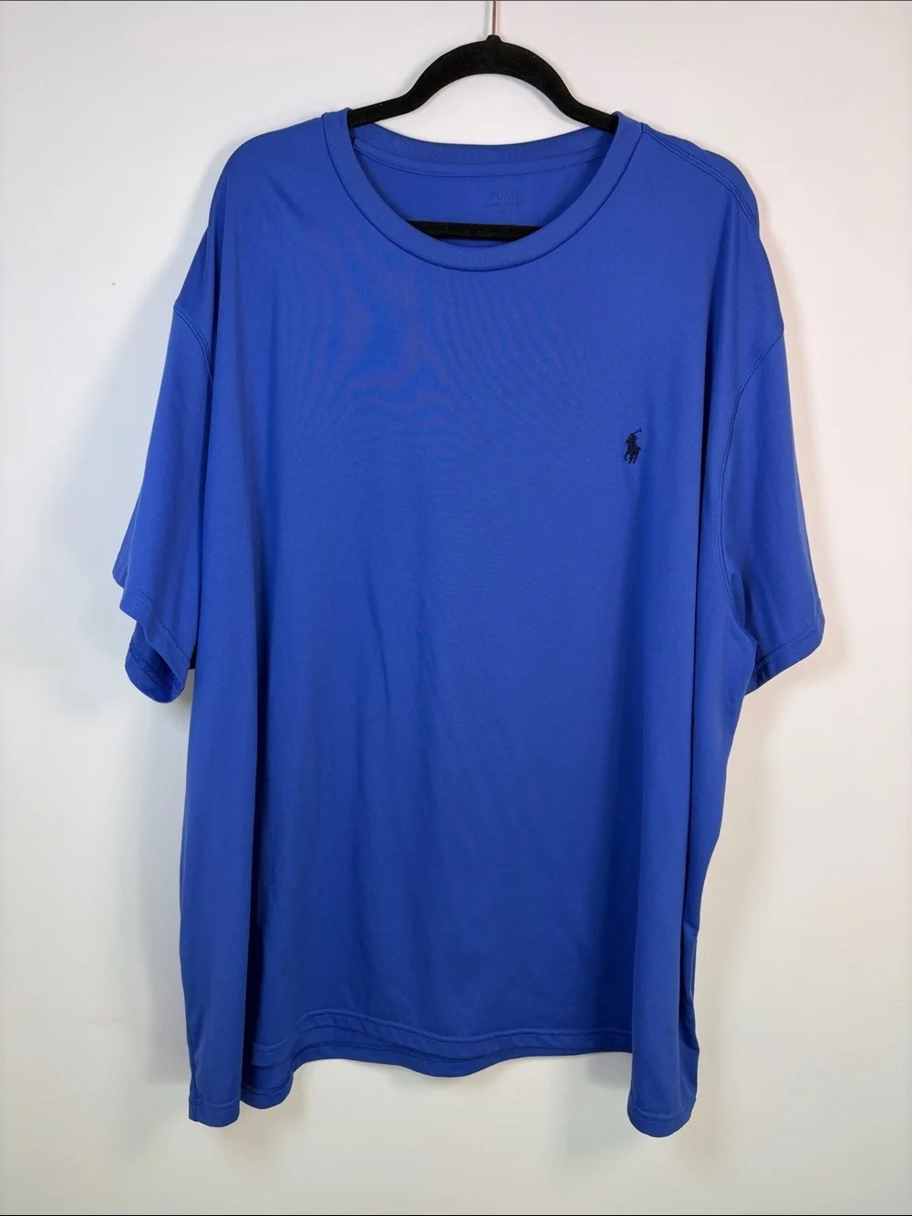 Polo Ralph Lauren Men’s Royal Blue Performance Short Sleeve Athletic Tee - 4XB
